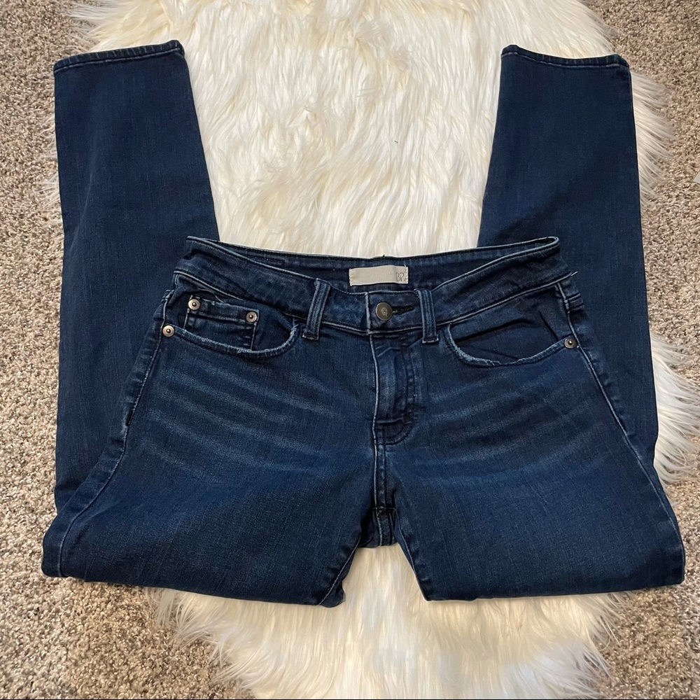 Nordstrom BP low rise skinny dark wash jeans